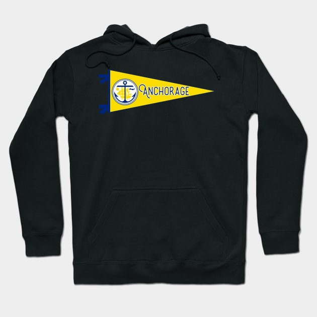 Anchorage Pennant Hoodie by zsonn